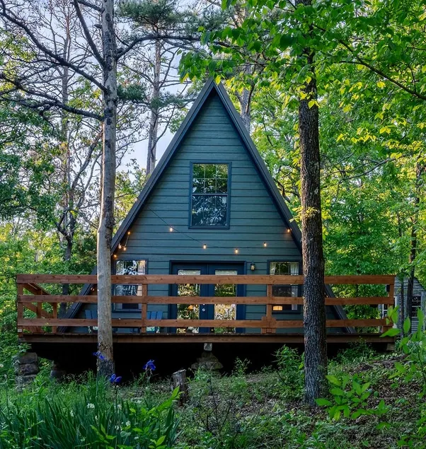 1970's A-Frame | Near Clayton Lake | Star-Gazing - Image 1