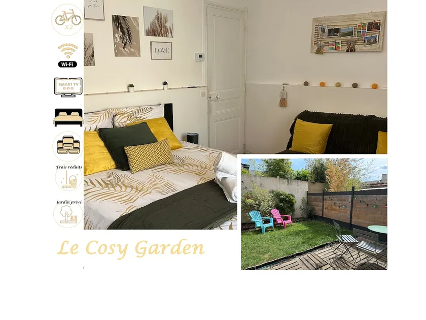 Le Cosy Garden One-bedroom apartment with private garden near the center - Image 1