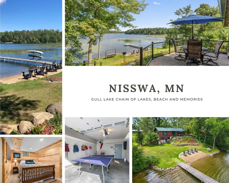 Shop Nisswa + Beach + Gull Lake Chain + Game Room - Image 1