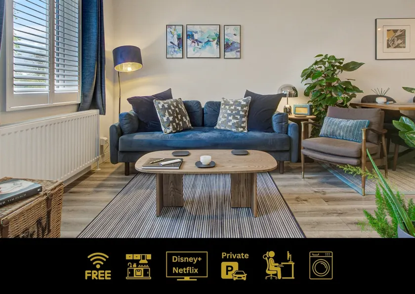 Stylish, business traveller friendly apartment, with free parking and Netflix - Image 1