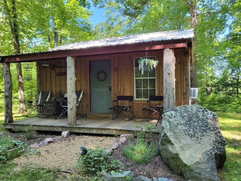 Rustic Cabin in the Forest at Whetstone Creek Farm - Image 1