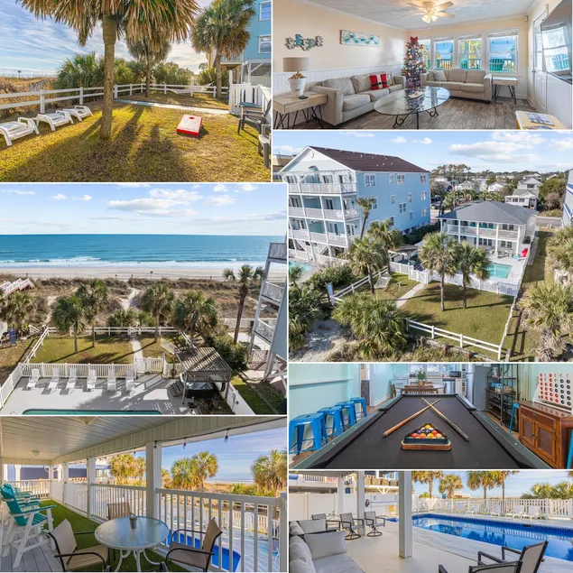 Lavish Accessible, On Ocean, 4 King Beds, Huge Private Pool, Yard, Spa, Patio, BBQ, & Game Tables - Image 1