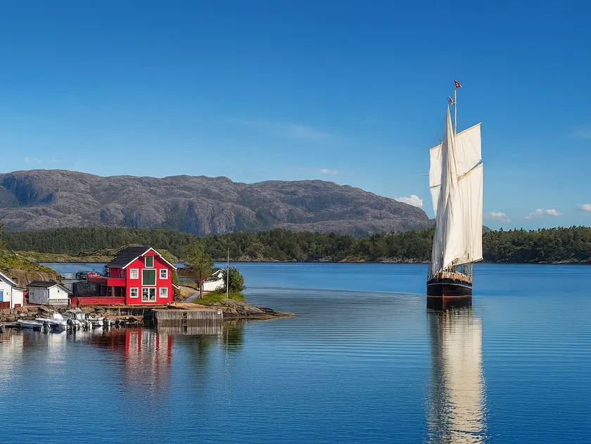 Luxury cabin near Bergen: Jacuzzi, sauna, and beach. - Image 1