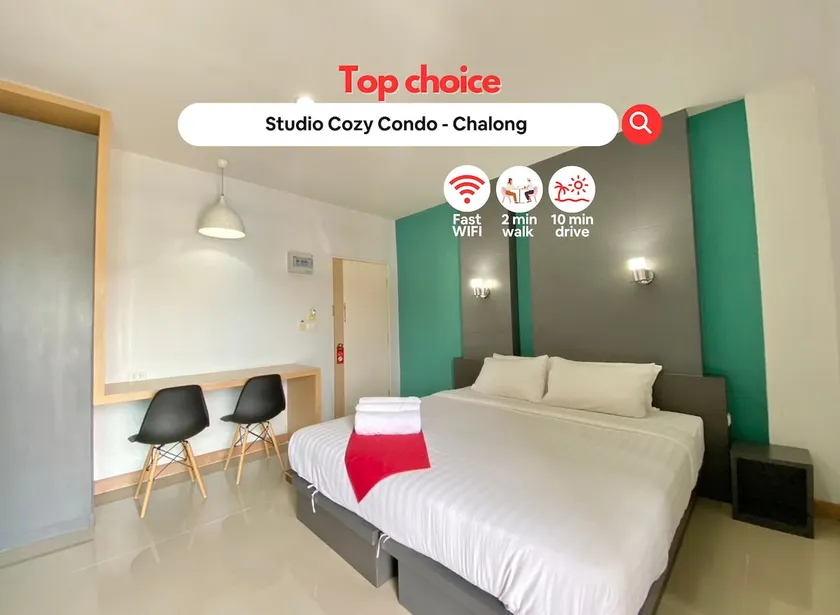 Chalong -Stunning Studio Condo| Kitchen - WIFI - Image 1