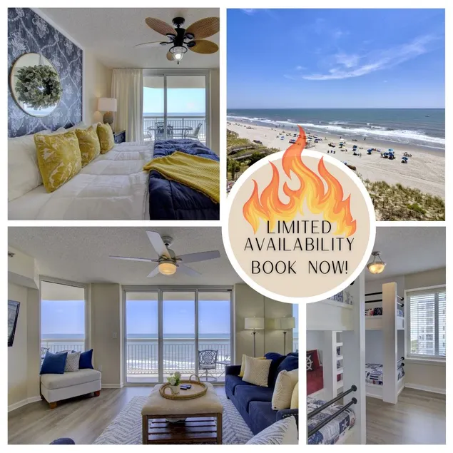 Gorgeous 4 Bedroom 3 Bath Corner Oceanfront Condo - Crescent Shores North Myrtle Beach - Image 1