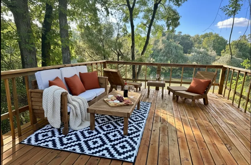 Bluffside Deck w/ Private River Access + Fire Pit - Image 1