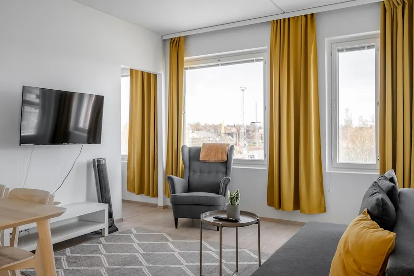 2-Bedroom Apartment with Balcony, 4 Beds & Sofabed - Image 1