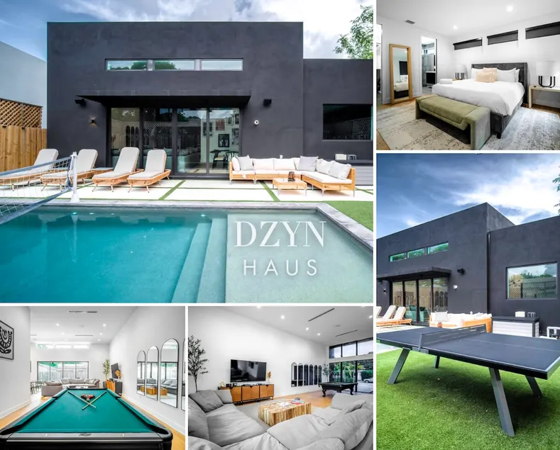 Sleek Art, Design District, Pool, PingPong & BBQ - Image 1