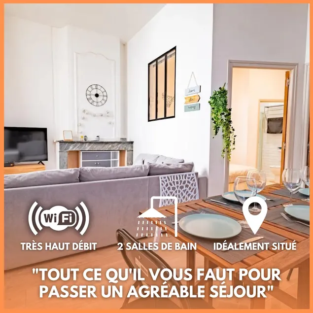 Fabriqués - 1st · 2-bedroom apartment in the city center *Pied du Cast - Image 1
