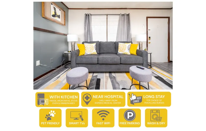 Work Travel• KingBed• P&G• Kitchen• W/D• Pets•WiFi - Image 1