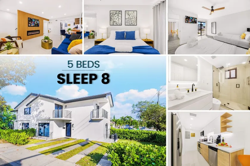 5 BED | SLEEP 8 | Near Coconut Grove | Brickell! - Image 1
