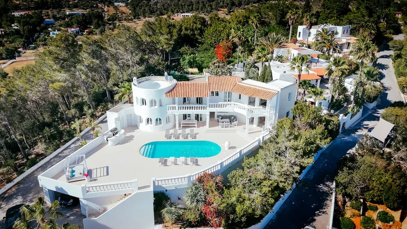 Majestic Panorama Ocean View Villa Multicolor LED XXL Pool Ibiza Town - Image 1