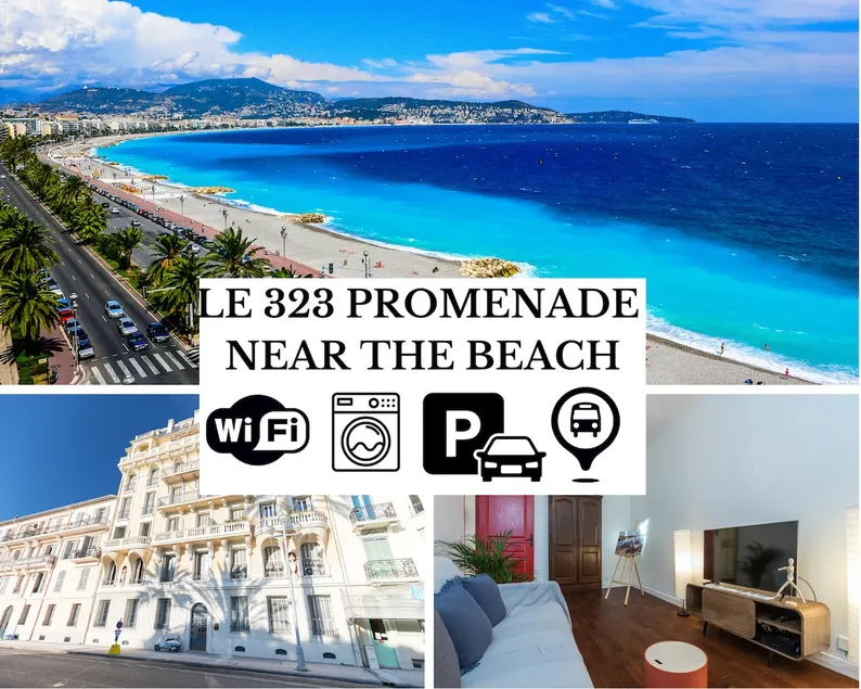 3 Rooms on the Promenade des Anglais – Air-conditioned - Image 1