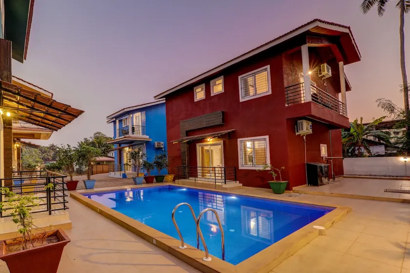 Ludo Private Pool Villa, WiFi-Caretaker-Parking, North Goa - Image 1