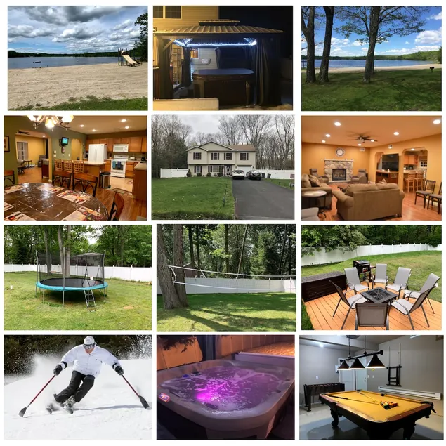 Gorgeous Villa in Pocono nr Ski Slopes, Camelback, Kalahari w Games Rm & Hot tub - Image 1