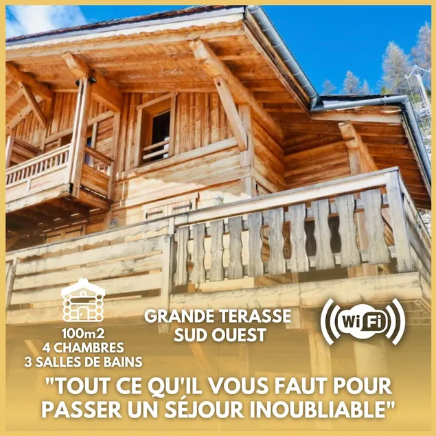 Beautiful wooden chalet, Isola 2000 - Image 1