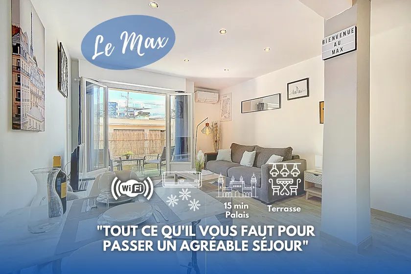 Le Max et Leo - 600m plage - Verrière côte d'Azur - Image 1
