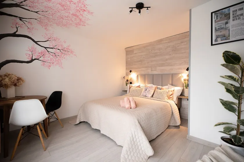 Bright Romantic Apartment Flowers – City Escape - Image 1