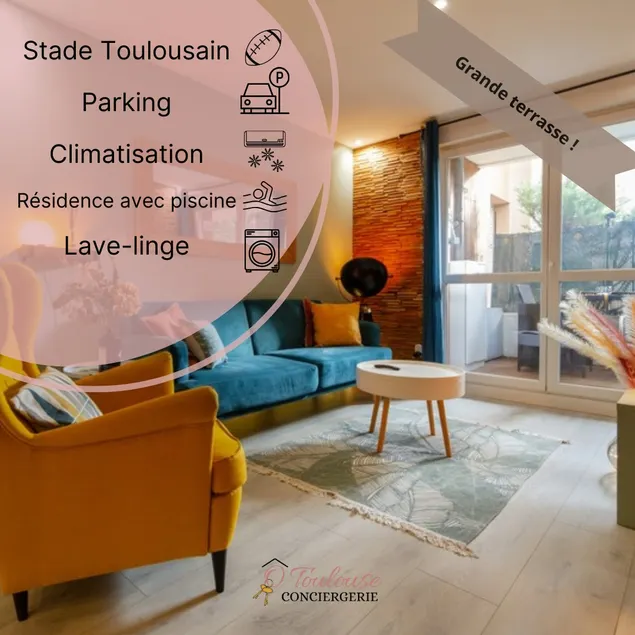 Les Terrasses du Stade - Air conditioning and parking - Image 1