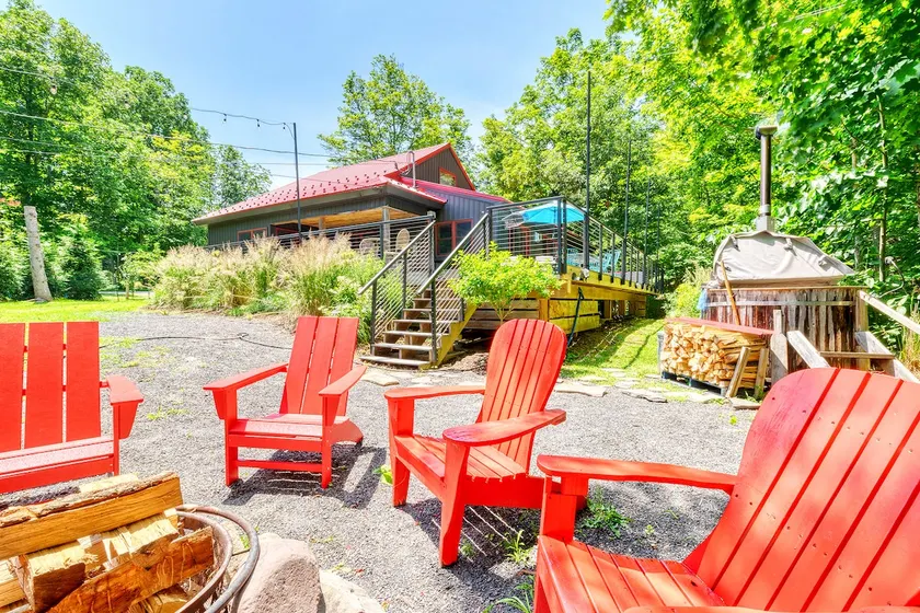 Modern Log Cabin by a Charming Babbling Brook - Image 1
