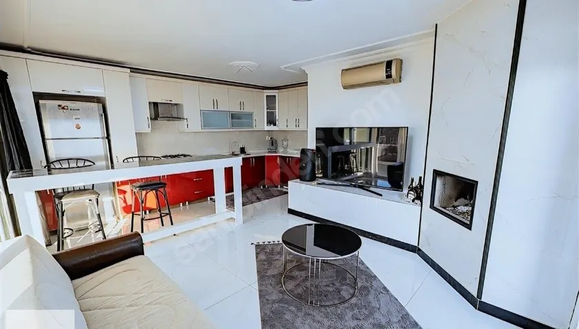Apartment with a Fireplace and Garden in Urla - Image 1