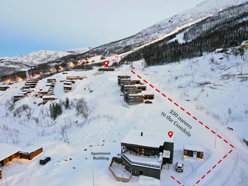 Perfect location at the alpine resort in Narvik. - Image 1