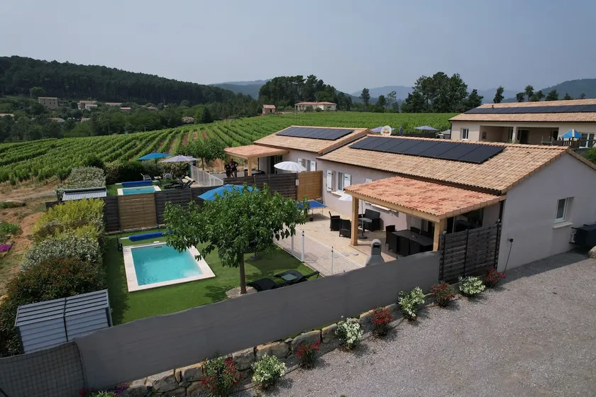 3-bedroom house, private heated swimming pool, air conditioning in Ardèche - Image 1