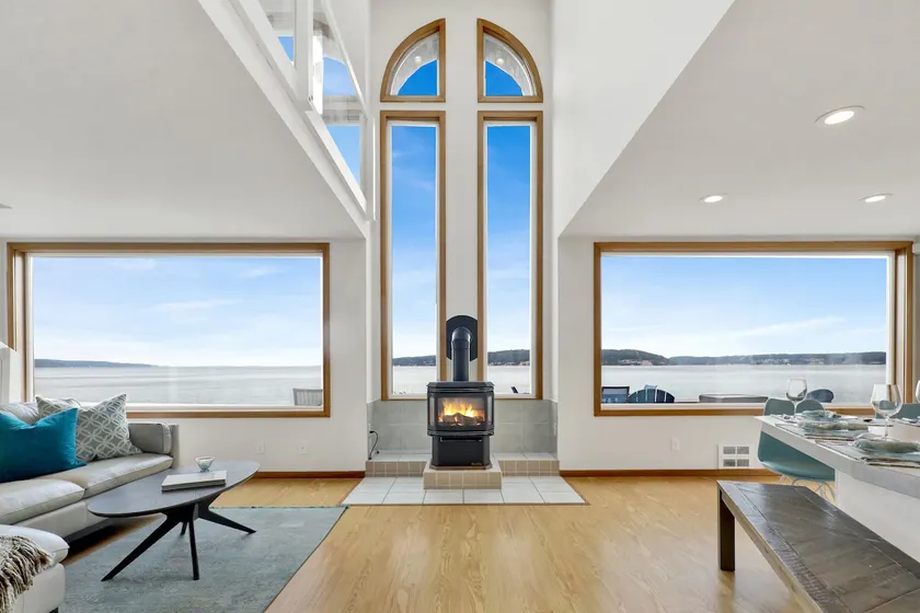 Beachfront, Water & Mountain Views, Epic Deck on Whidbey Island! - Image 1