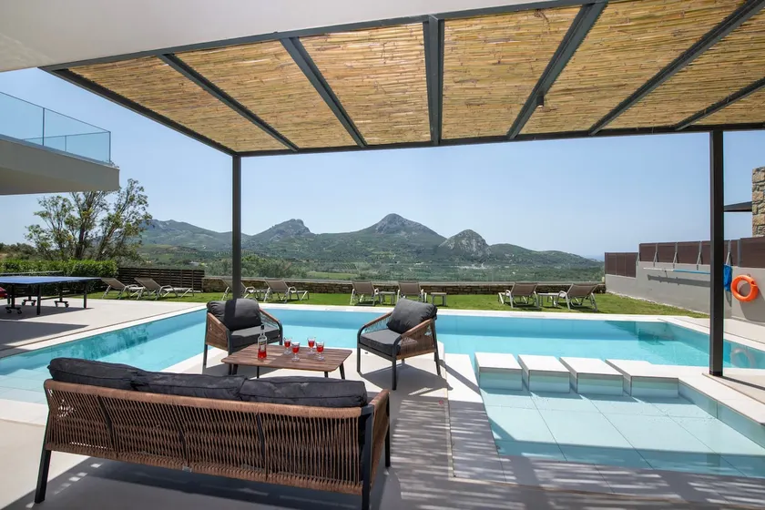 Porti Aphrodite 3-Stylish Eco Villa w/ Heated Pool - Image 1