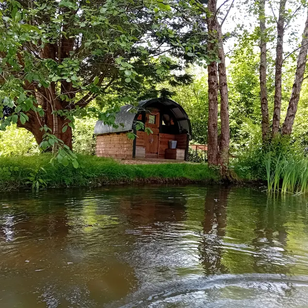 The Ark-glamping next to our fishing lake. - Image 1