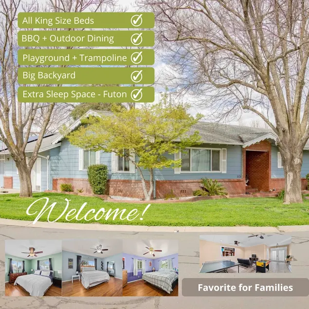 Yuba City 4 beds 2 ba Spacious Games Play - Image 1