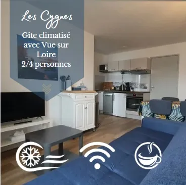 ”Swan's Lodge” small cozy apartment overlooking the Loire - Image 1