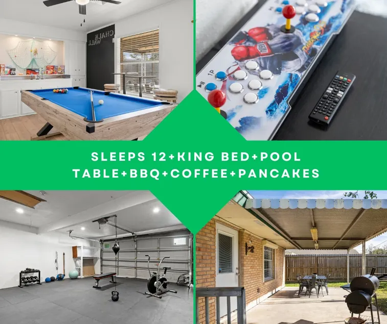 King Bed+Pool Table+Arcade+BBQ+Gym+Pancakes+Coffee - Image 1