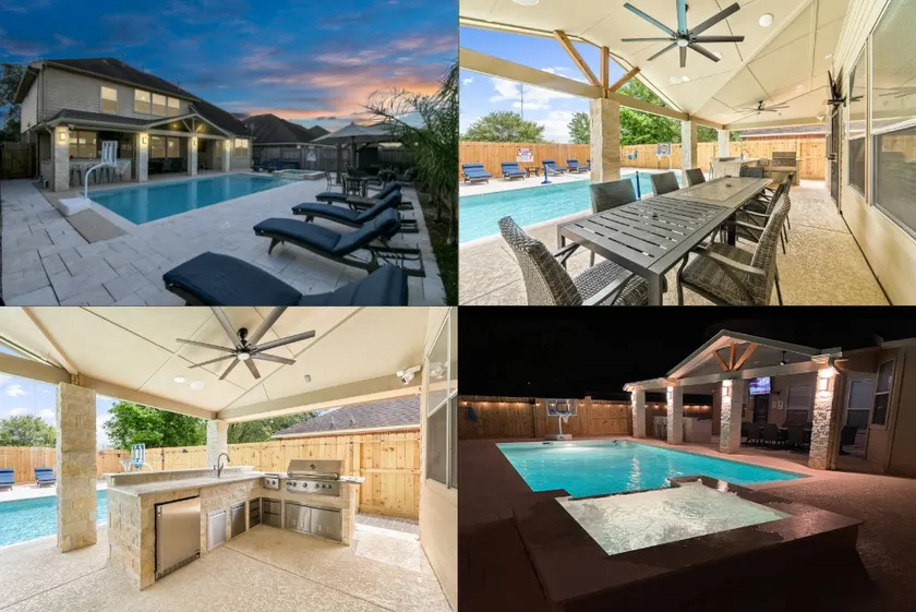 Outdoor Kitchen Pool Table Arcade Heated Pool Spa - Image 1