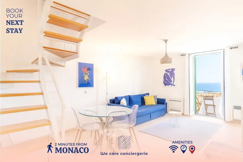 Nice duplex with terrace & sea view - Near Monaco - Image 1