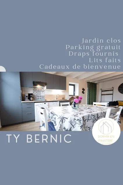 TY BERNIC maison en Pierre, lumineuse, 2 à 4 pers à Riec Sur Belon - Image 1