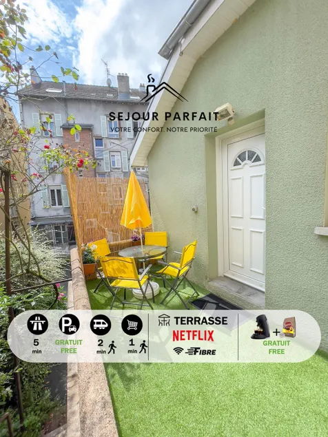 Maisonnette Le Faubourg - CENTRE VILLE, TERRASSE ET NETFLIX - Image 1