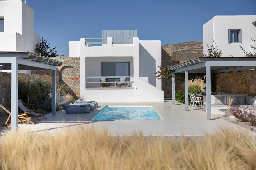 Villa Dione, private pool & seaview by Naxos Dunes - Image 1