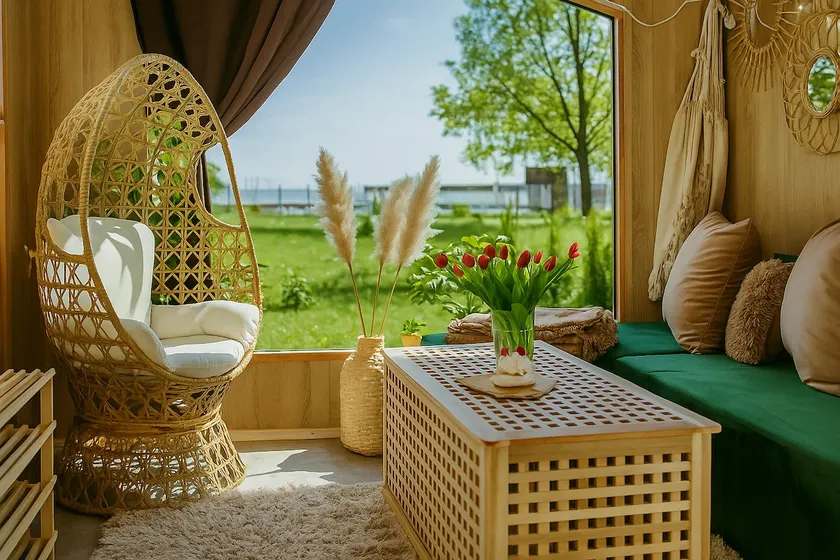 Year-round glamping tent by the lake - Image 1