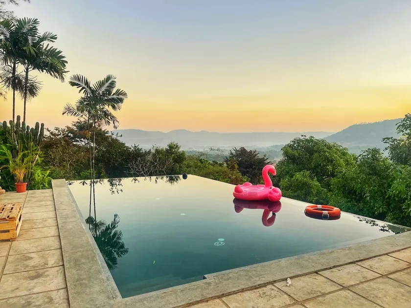 3BHK luxury farmstay with private pool in Alibaug - Image 1
