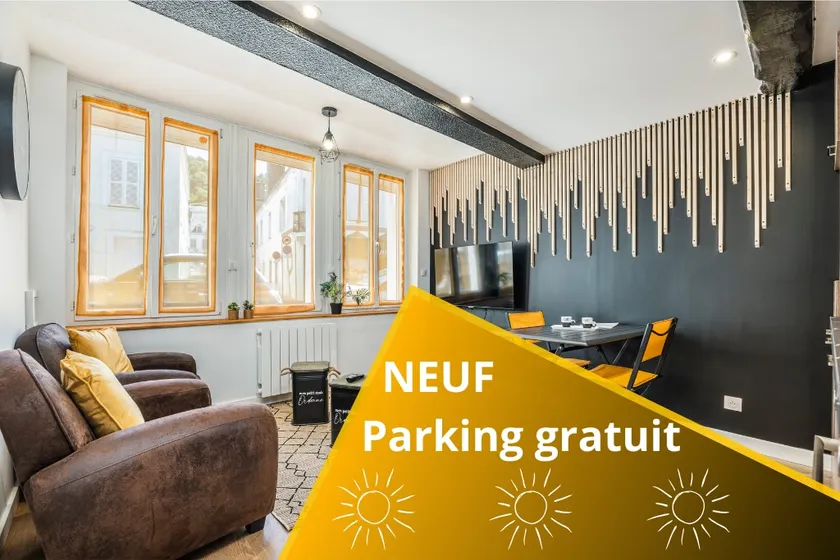 Neuf - Free Parking - Ground Floor - Downtown - Image 1