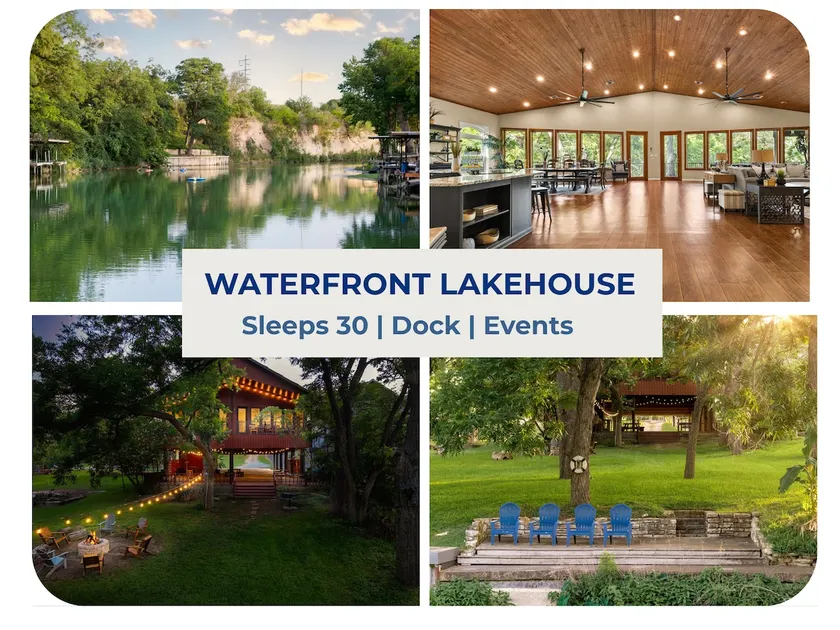 Huge House on Constant-Level Lake, sleeps 30 - Image 1