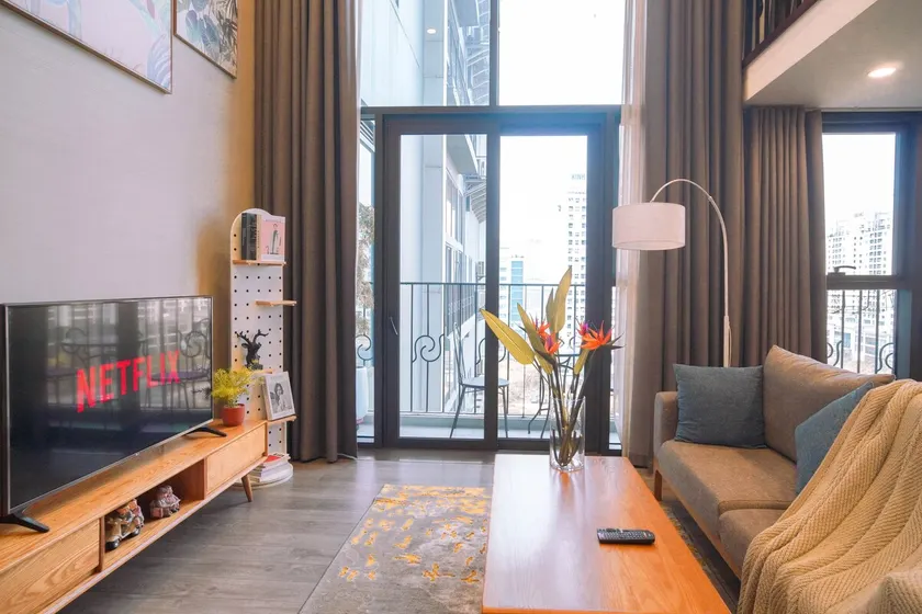 9F Kozzi Duplex 1Br City view in Tay Ho - Image 1