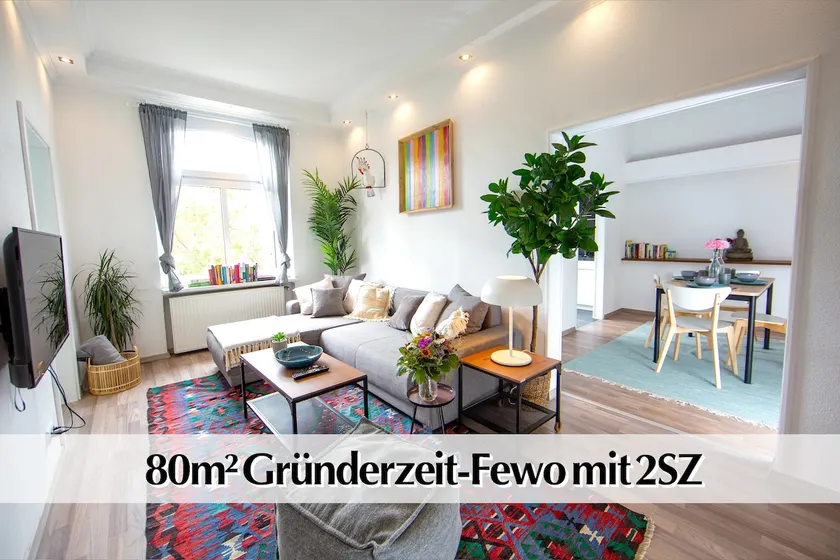 Charming 80m2 3R flat in the ♥ of Erfurt + parking - Image 1