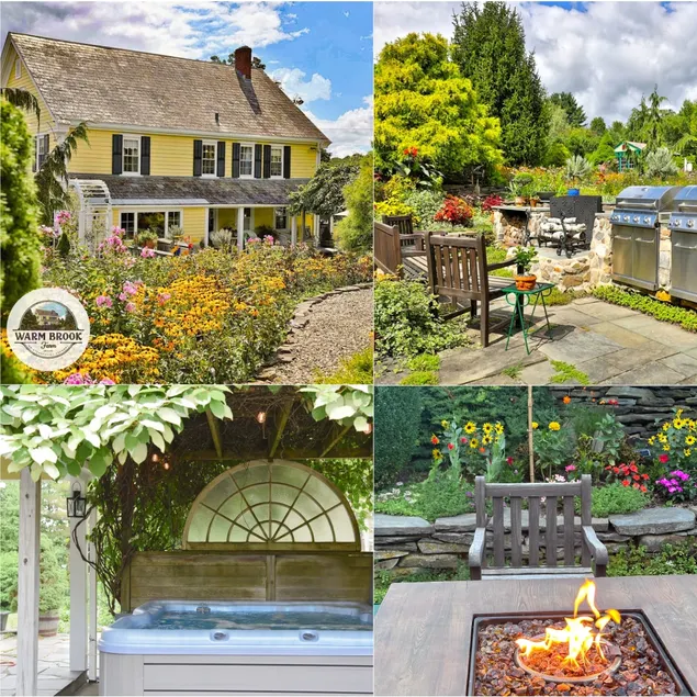 Warm Brook Farm | 1792 Vermont Farmhouse, Hot Tub, Koi Pond & Gardens - Image 1