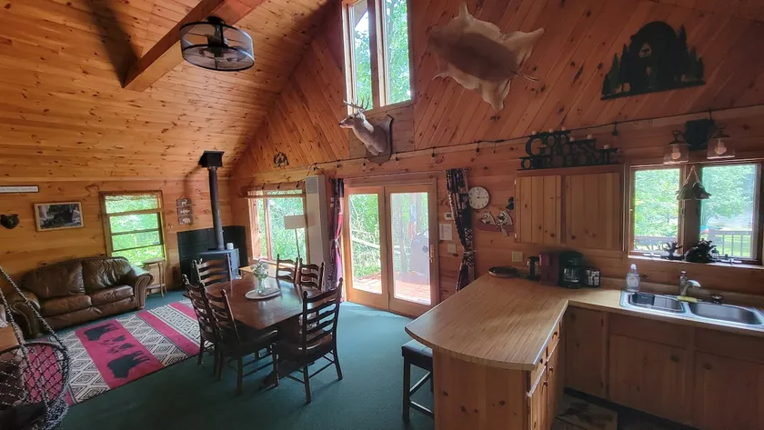 Cabin on a private lake near ATV trails - Image 1