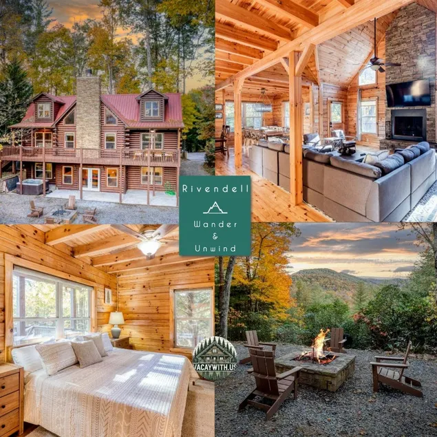 🌟5BR Modern Mountain Top Retreat🌟Spa & Firepit🎮Million Dollar View🌄Gigabit📶 - Image 1