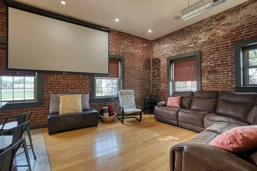 Rooftop Deck + 100” Theater | Downtown Evansville - Image 1