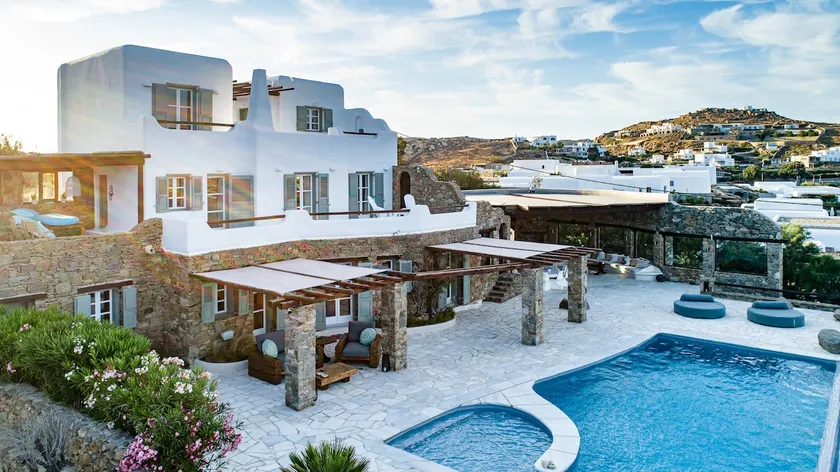 Melangio 6 BR Villa Private Pool & Sea View - Aleomandra Mykonos - Image 1
