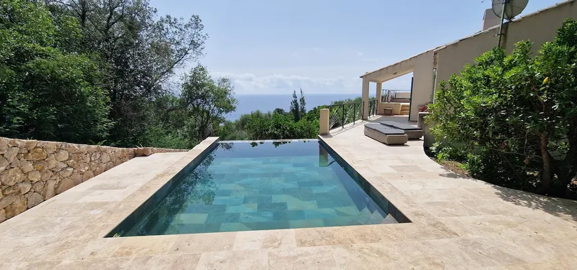 Villa Cyprès 8-11p, 180° sea view, terrace, pool - Image 1